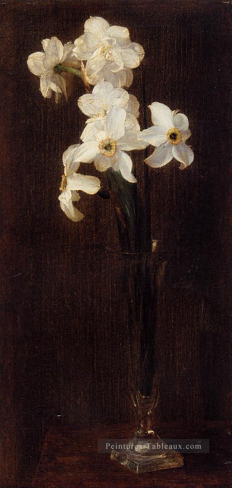Fleurs9 peintre de fleurs Henri Fantin Latour Peintures à l'huile